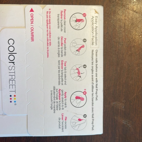 💅Color Street 100% Real Nail Polish Strips 🐆Leopard and Peach Design💅 - Picture 3 of 4